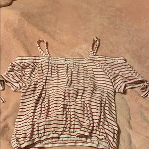 off the shoulder shirt